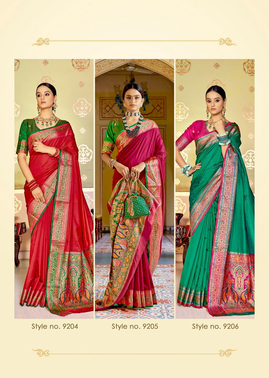 Rajpath Aarchi Silk Designer Fancy Wear Banarasi Silk Latest Saree Collection